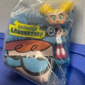 Vintage Y2K Burger King Toy Dexters Laboratory Hypno Dee Dee Lab Action Figure